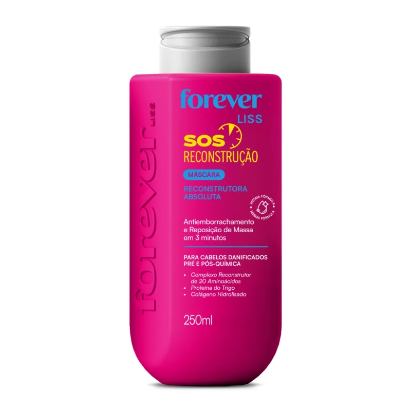 Máscara SOS Reconstrução Forever Liss 250g