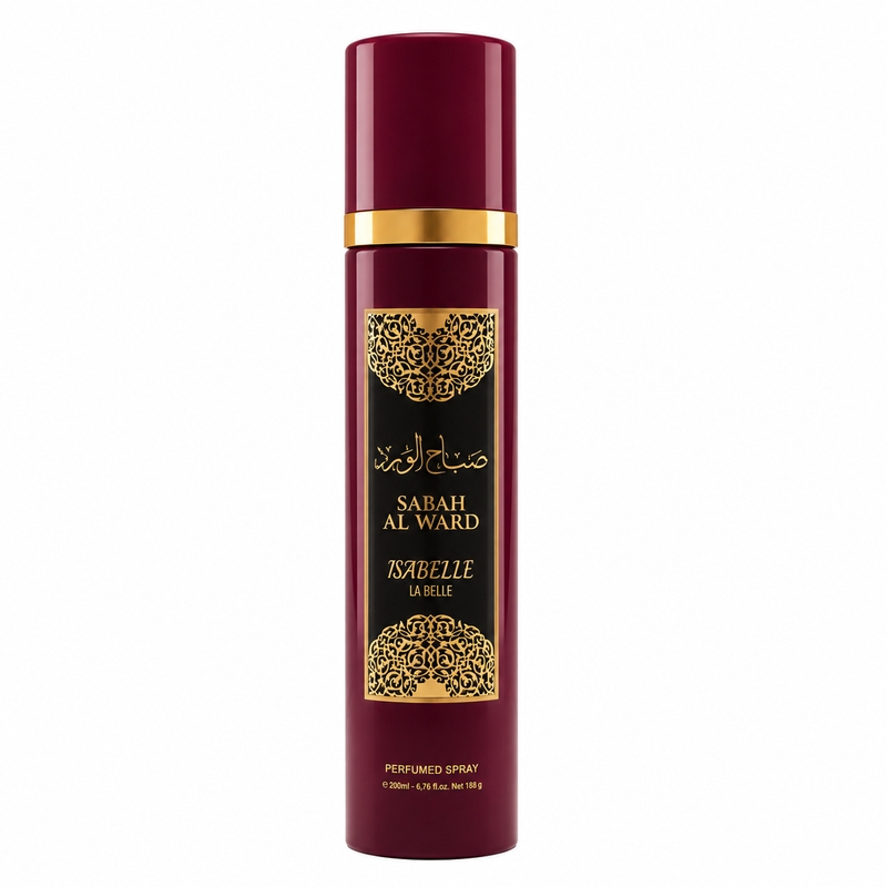 Body Splash Árabe Sabah Al Ward 300ml Isabelle la Belle
