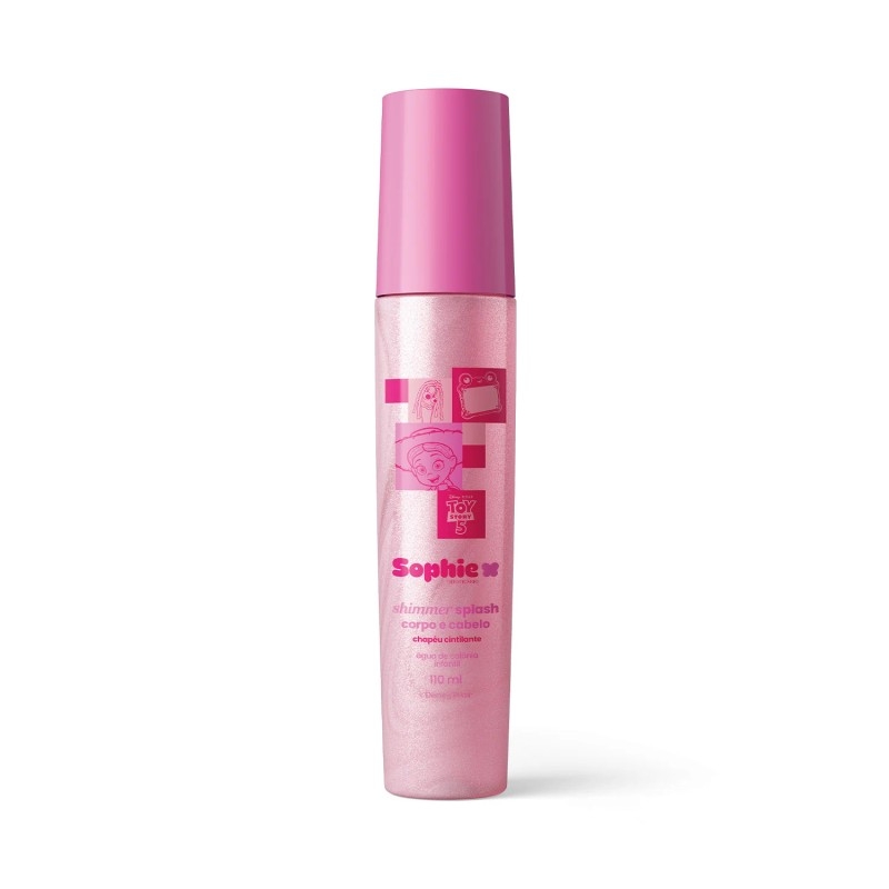 Shimmer Splash Corpo e Cabelo Sophie Toy Story 5 Chapéu Cintilante 110ml