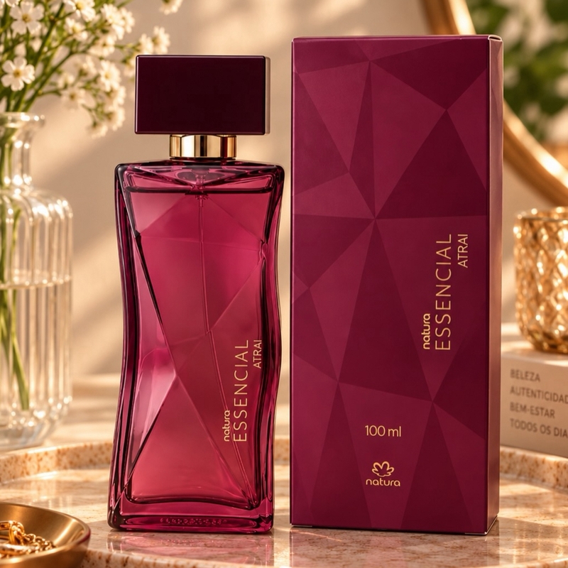 Deo parfum essencial atrai feminino 100ml