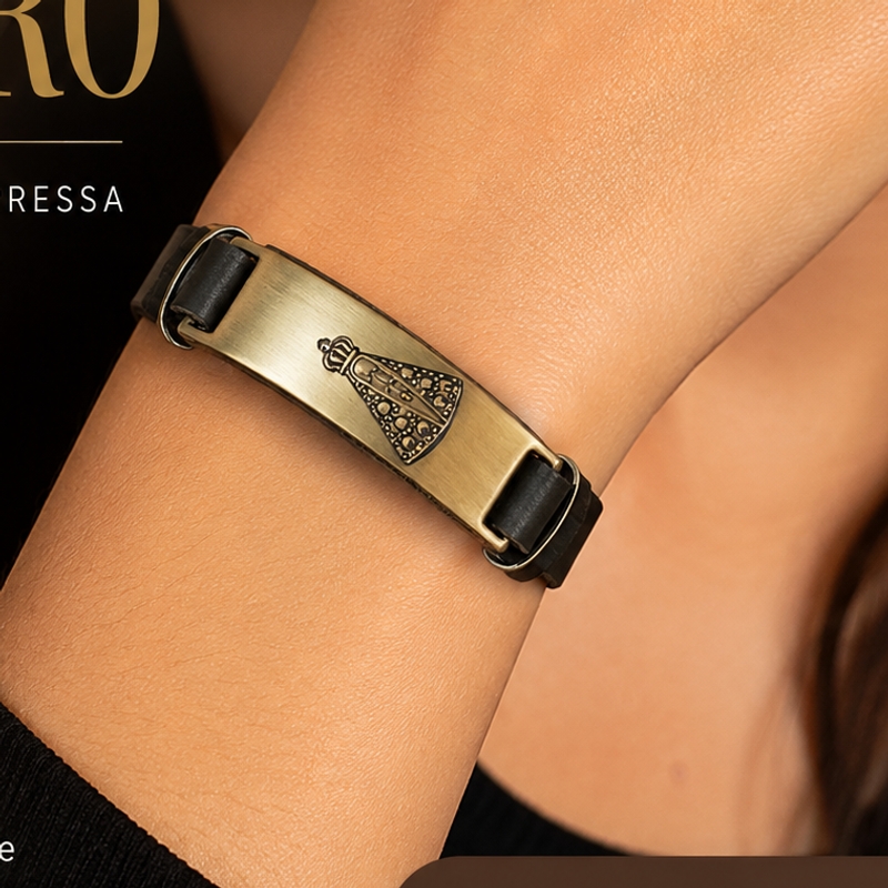 Pulseira Couro - São Bento