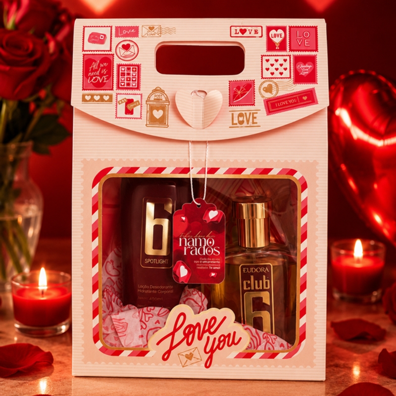 Kit Club 6 Fever Perfume e Hidratante