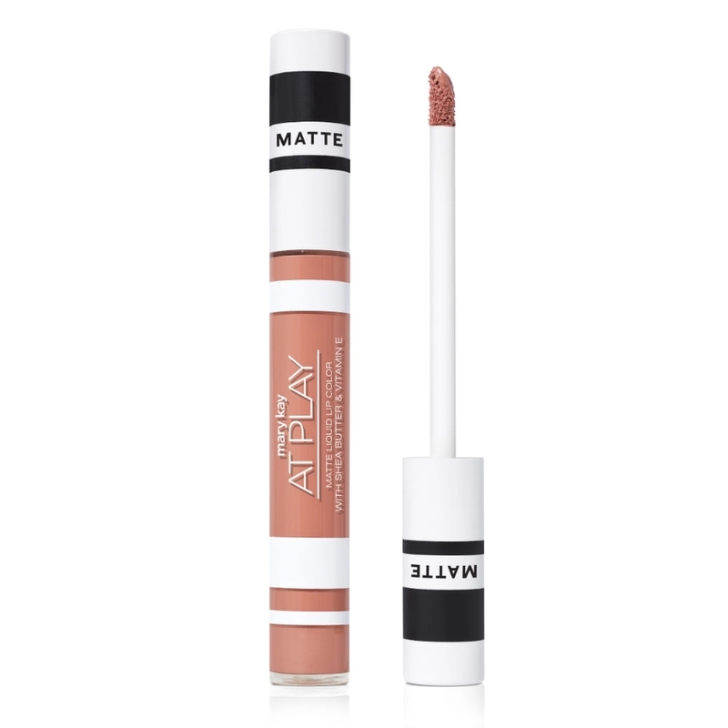 Batom Líquido Matte com Manteiga de Karité e Vitamina E - Mary Kay At Play® - Peach Party - 6,5