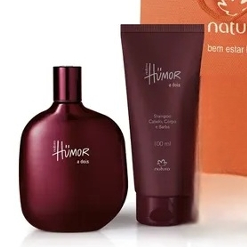 Presente Humor A Dois Perfume + Shampoo 3 Em 1