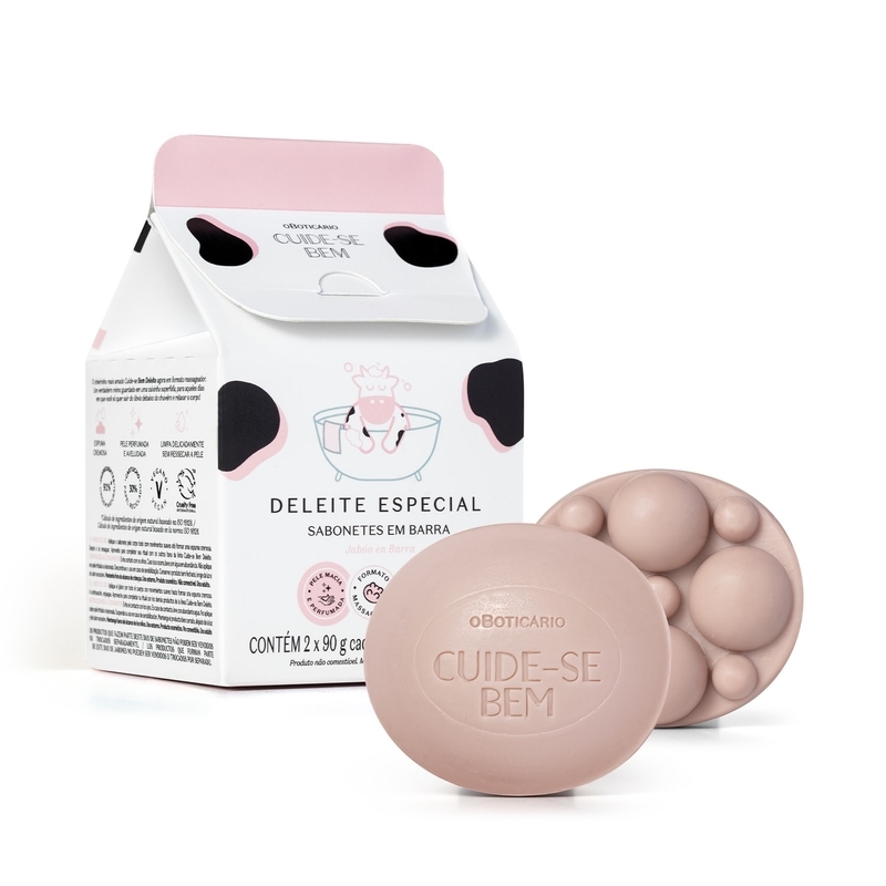 Sabonetes Em Barra Cuide-Se Bem Deleite 2X90G
