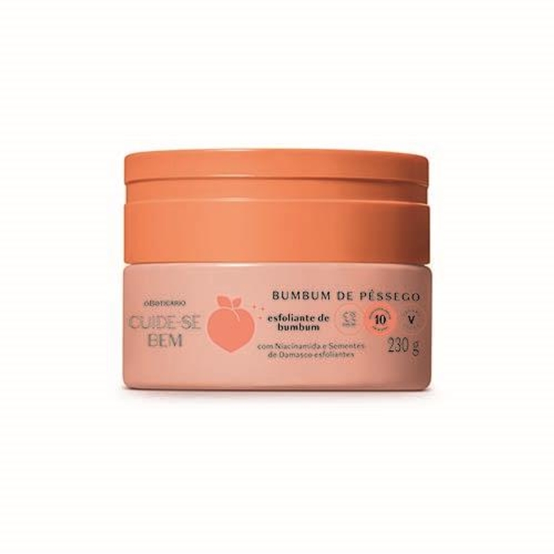 Creme Esfoliante De Bumbum Cuide-Se Bem Bumbum De Pêssego 230G