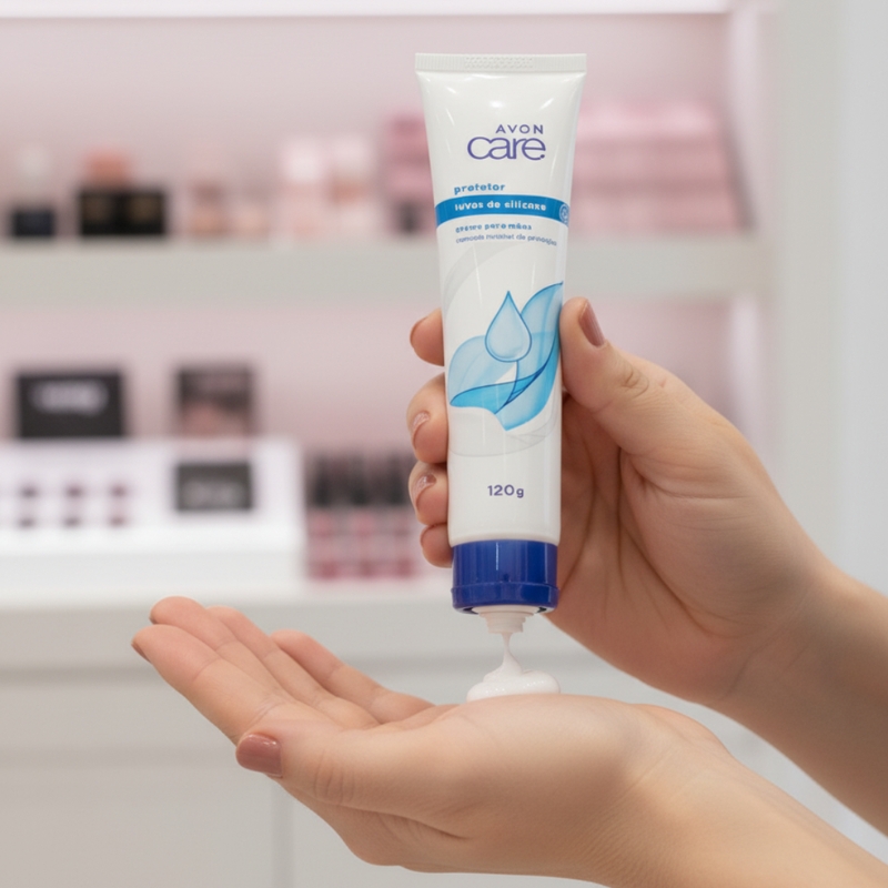 CREME PARA MAOS LUVA DE SILICONE AVON TRADICIONAL 120G - foto 4