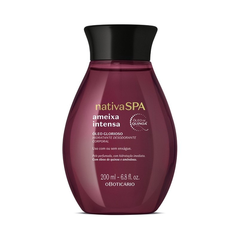 Óleo Glorioso Hidratante Desodorante Corporal Nativa Spa Ameixa Intensa 200ml