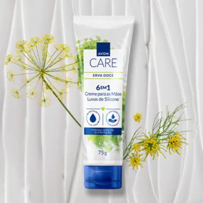Creme Protetor Para Mãos Luvas De Silicone Erva Doce 75G - foto 3