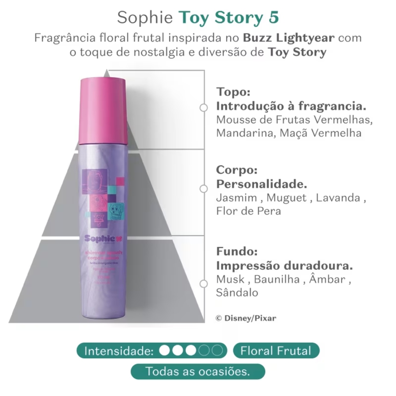 Shimmer Splash Corpo E Cabelo Sophie Toy Story 5 Brilho Intergaláctico 110Ml - foto 5