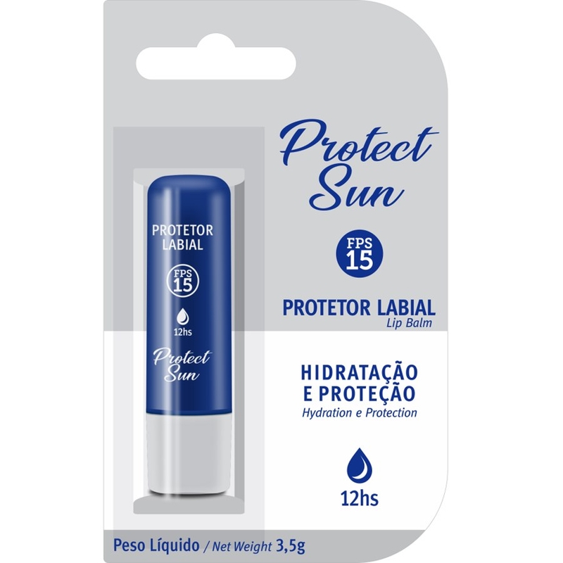PROT LABIAL MANTEIGA DE CACAU PROTECT SUN COM FPS 15