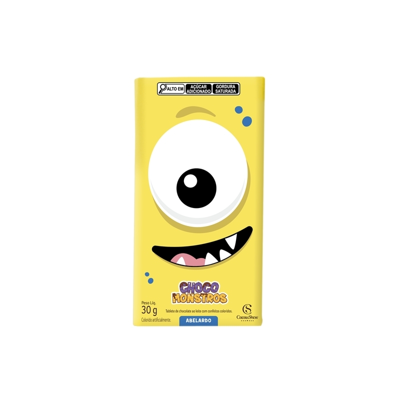 Tablete de Chocolate ao Leite Chocomonstros 30g