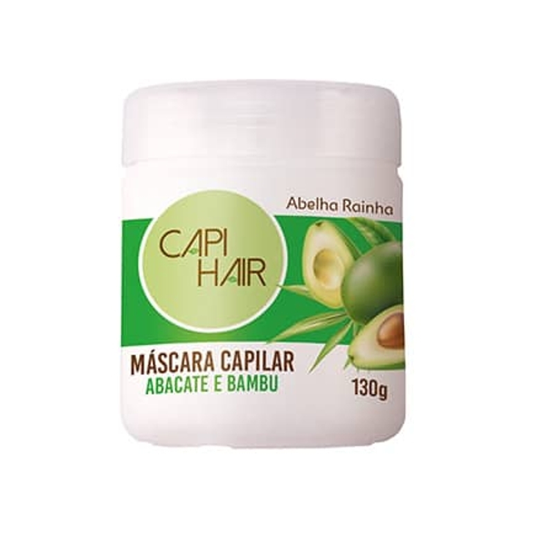 Capi Hair Mascara Capilar Fortalecedora Abacate e Bambu 130 G