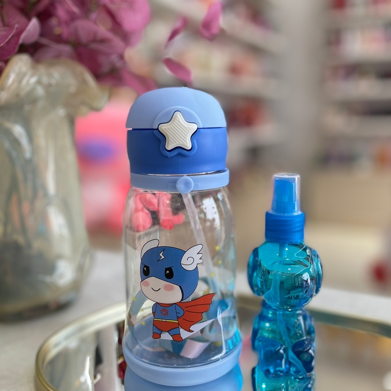 Blosson Kids: Garrafa 500ml + Colonia 120ml Azul