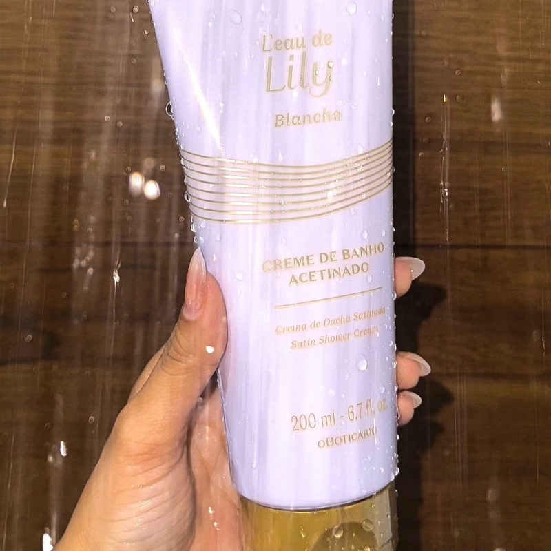 Creme de banho Acetinado Corporal L’eau de Lily Blanche 200ml