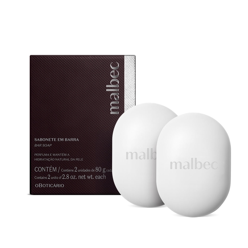 Sabonete Em Barra Malbec 2X80G