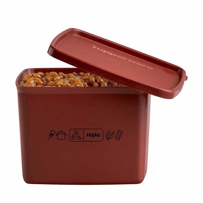 Tupperware Jeitoso Aqui Tem Feijão 800ml