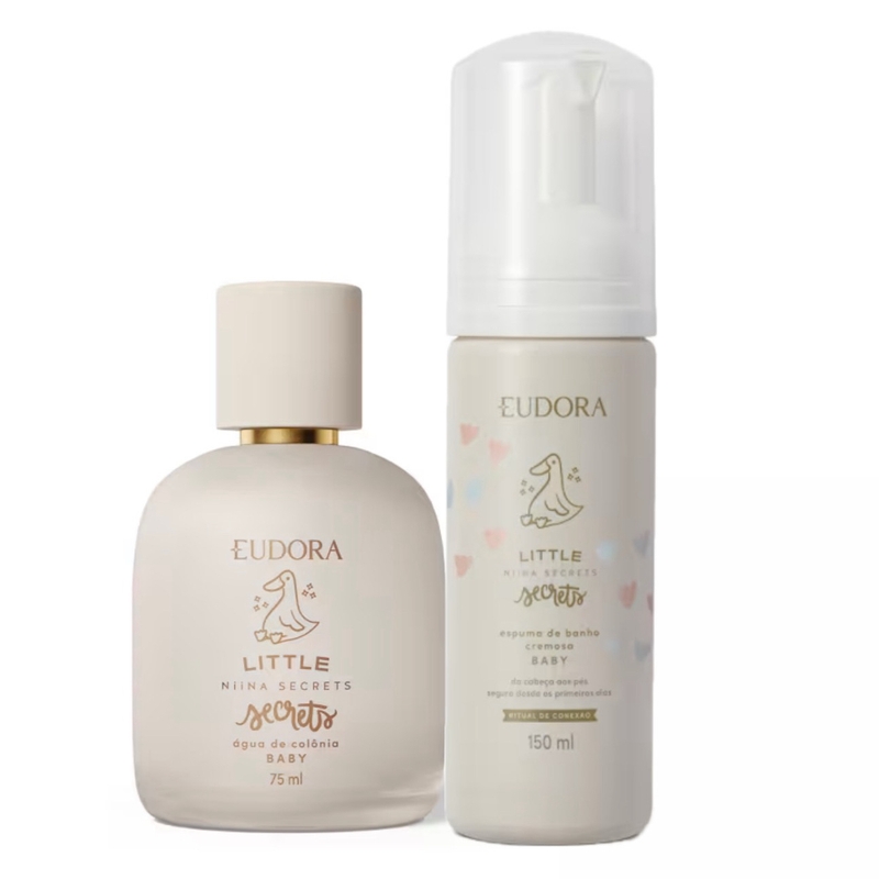 Combo Little Baby: Colônia 75ml + Espuma de Banho 150ml