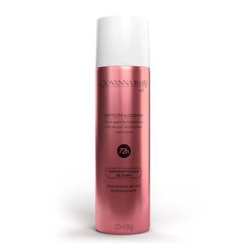 Desodorante Aerosol Antiperspirante Giovanna Baby Rosé - 150ml