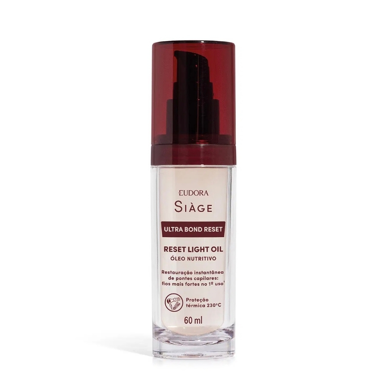 Óleo Nutritivo Siàge Ultra Bond Reset Light Oil 60ml