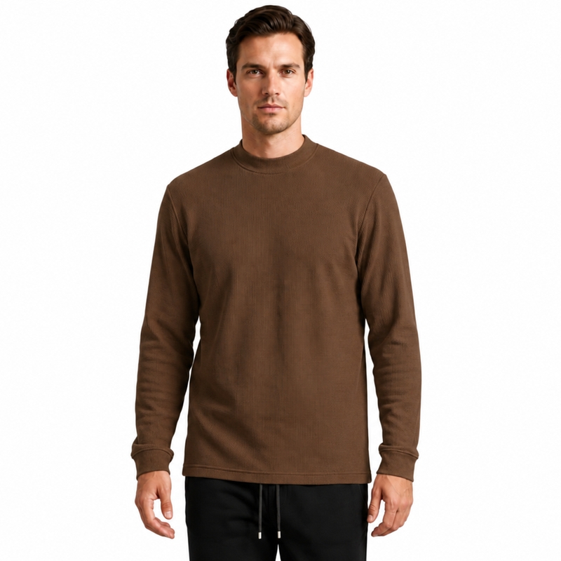 Camiseta M/L Bandeirinha Café P