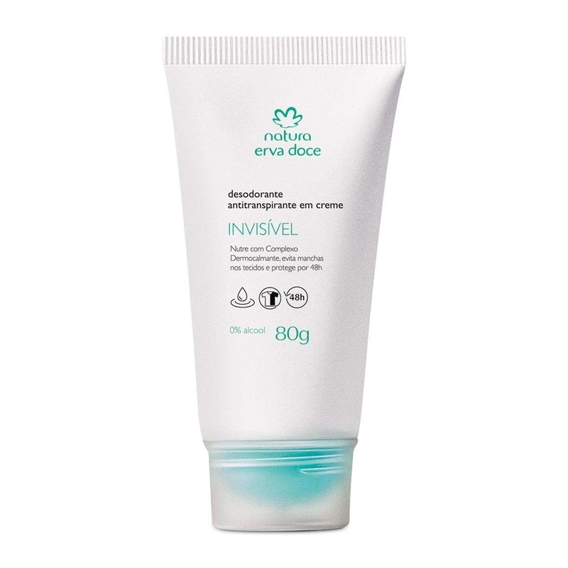Desodorante Antitranspirante em Creme Natura Erva Doce 80g