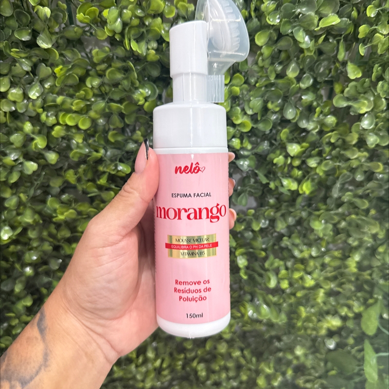 Espuma Facial Morango