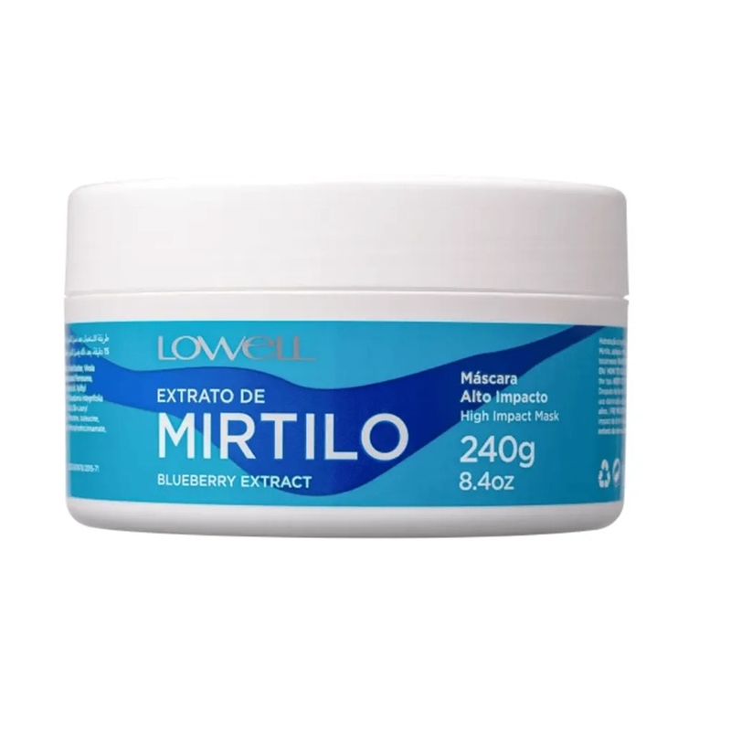 Mascara Alto Impacto Extrato De Mirtilo 240g