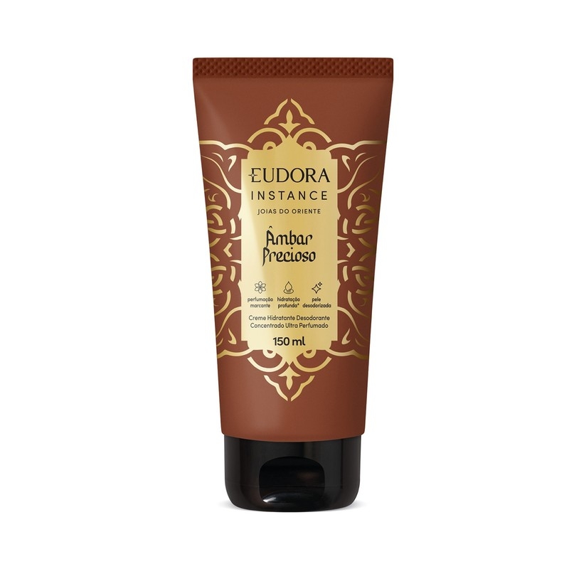 Creme Hidratante Desodorante Concentrado Ultra Perfumado Instance Âmbar Precioso 150ml