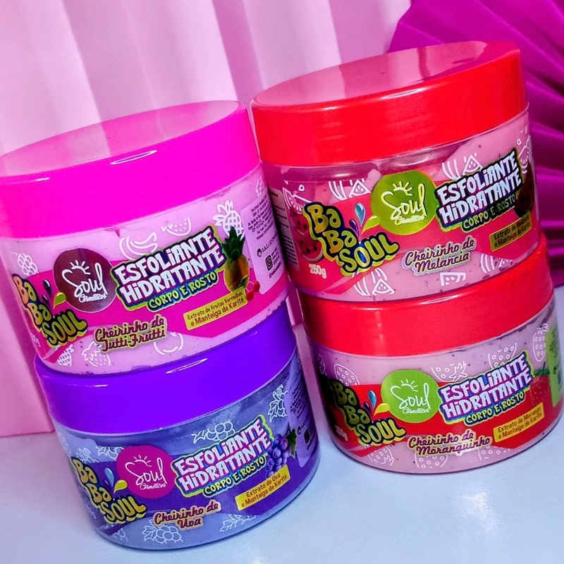 Esfoliante Corpo E Rosto BabaSoul