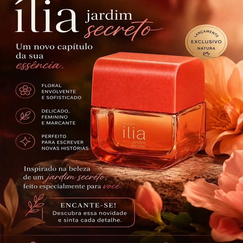 Deo Parfum Ilía Jardim Secreto Feminino 50ml