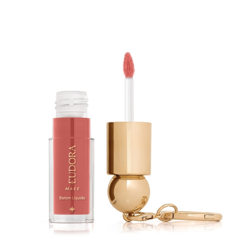 Batom Líquido Cremoso Eudora Make O Diabo Veste Prada Fashion Icon 4ml - Nude