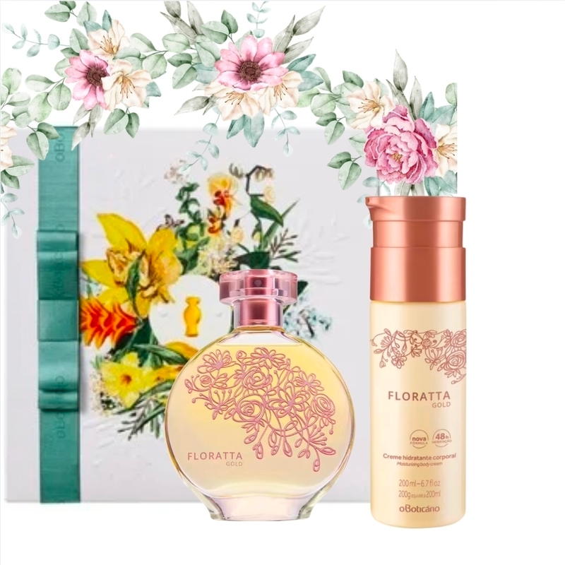 Kit Presente Floratta Gold