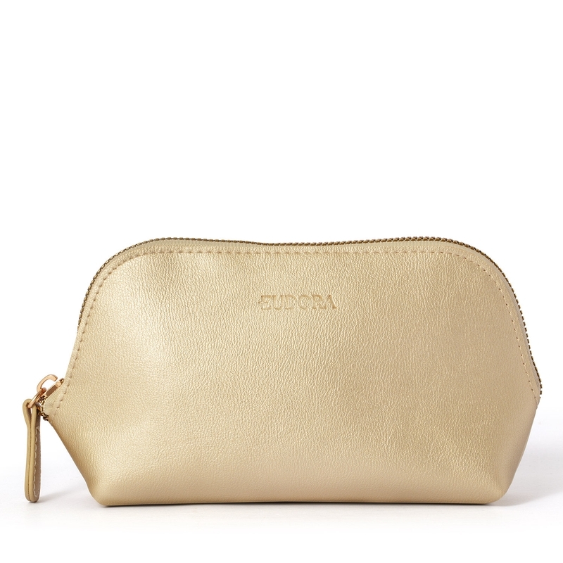 Nécessaire Dourado Arredondado Eudora Collection