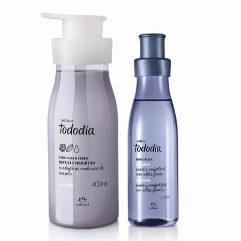 Presente Tododia Algodão com Hidratante e Body Splash
