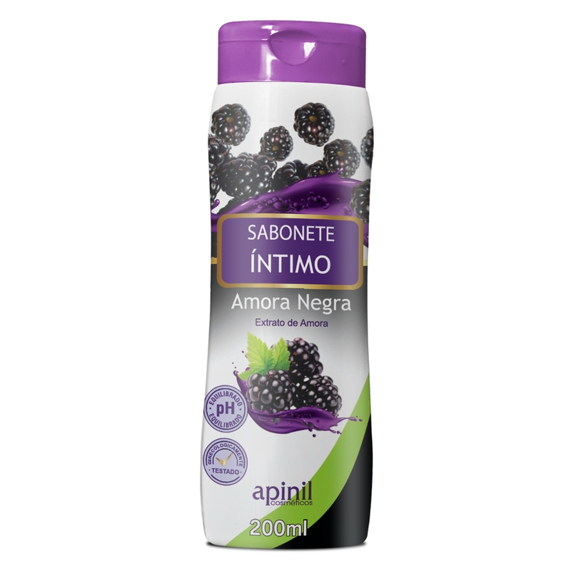 Sabonete intimo apinil 200ml Amora Negra