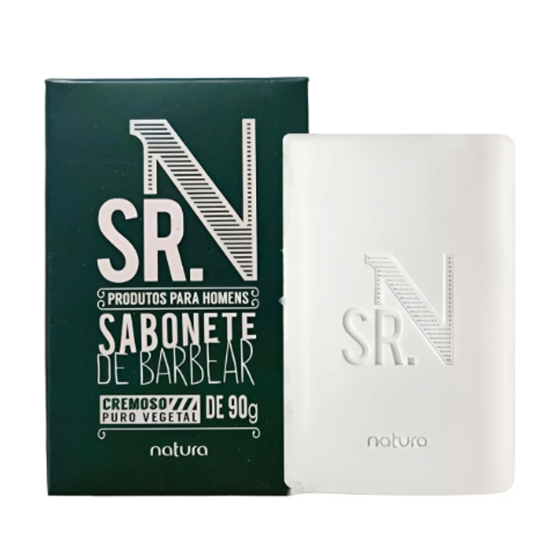 Natura Sr N Sabonete Em Barra Corpo E Barba 90g