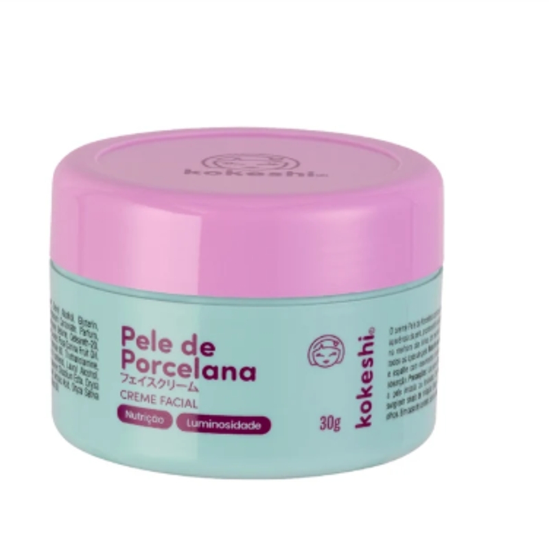 PELE DE PORCELANA HIDRATANTE FACIAL 30G