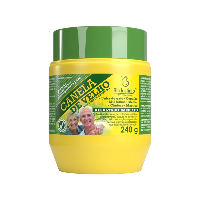 Canela de Velho Pomada 240 g