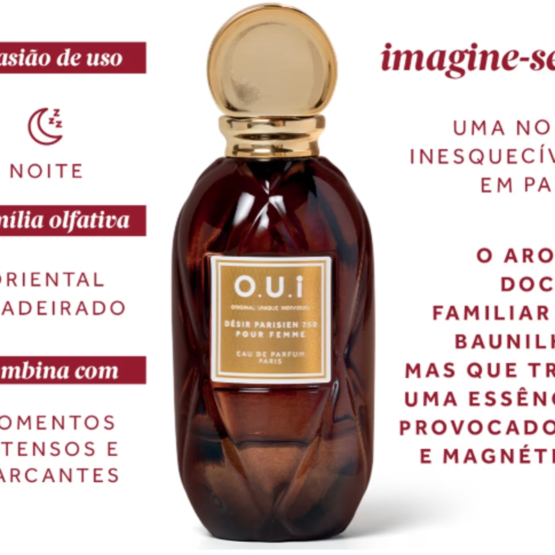 O.U.I Désir Parisien 750 - Eau de Parfum 75ml - foto 4