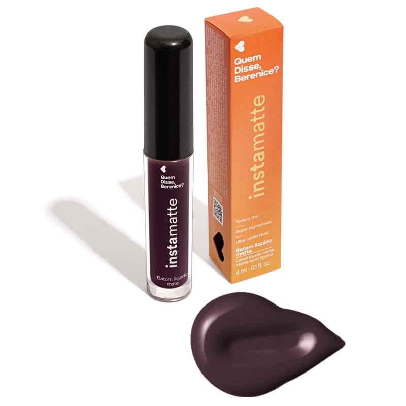 Batom Líquido Roxo Jabuticali Instamatte 4ml