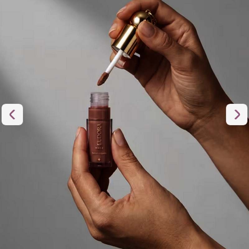 Batom Líquido Cremoso Eudora Make O Diabo Veste Prada Fashion Icon Caramel 4ml - foto 6