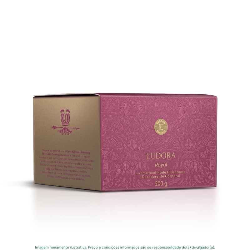 Eudora Royal Creme Acetinado Hidratante Corporal 200g - foto 2