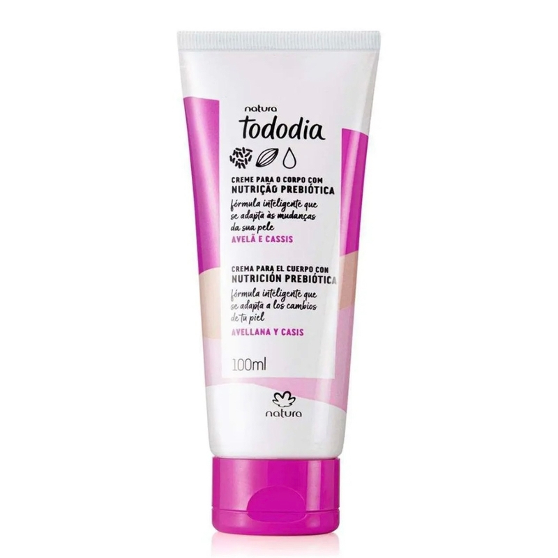 Creme Desodorante Nutritivo Para o Corpo Avelã E Cassis - 100ml