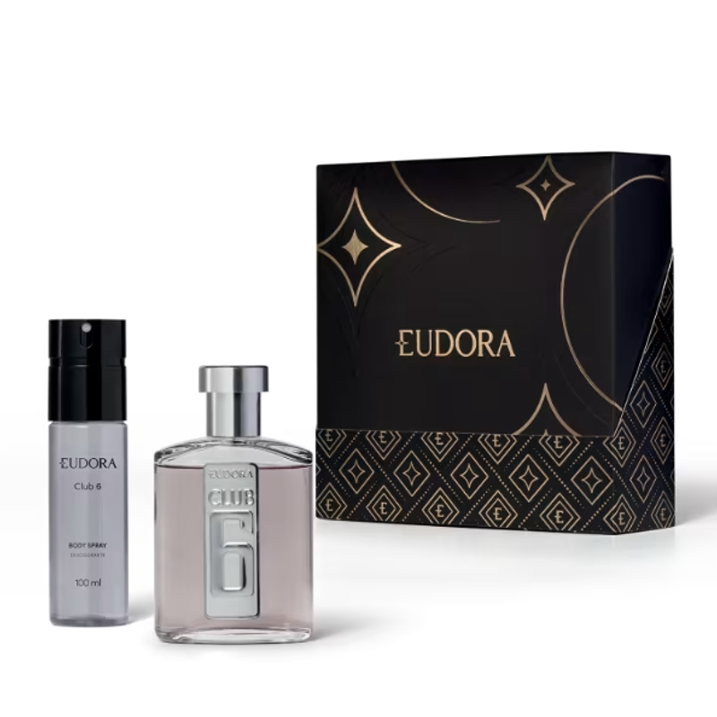 KIT CLUB 6 COLÔNIA 95ML + BODY SPRAY 100ML
