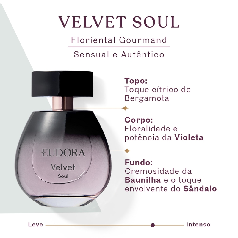Eudora Velvet Soul Desodorante Colônia 100ml - foto 2