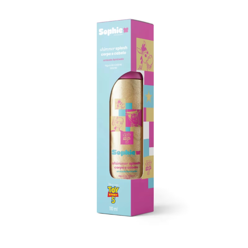 Shimmer Splash Corpo E Cabelo Sophie Toy Story 5 Amizade Iluminada 110Ml - foto 4