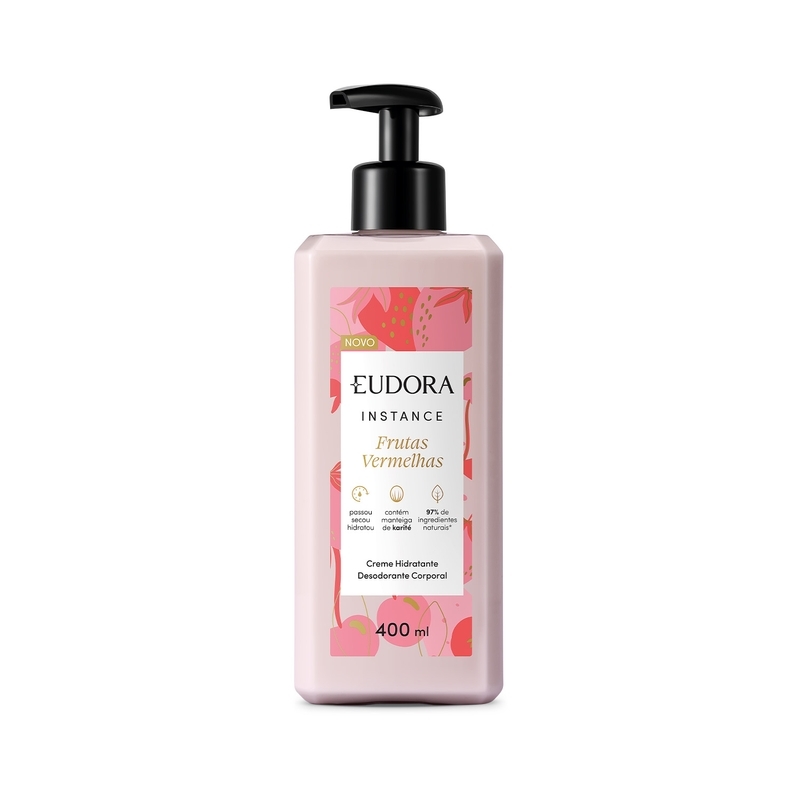 HIDRATANTE INSTANCE FRUTAS VERMELHAS 400ML