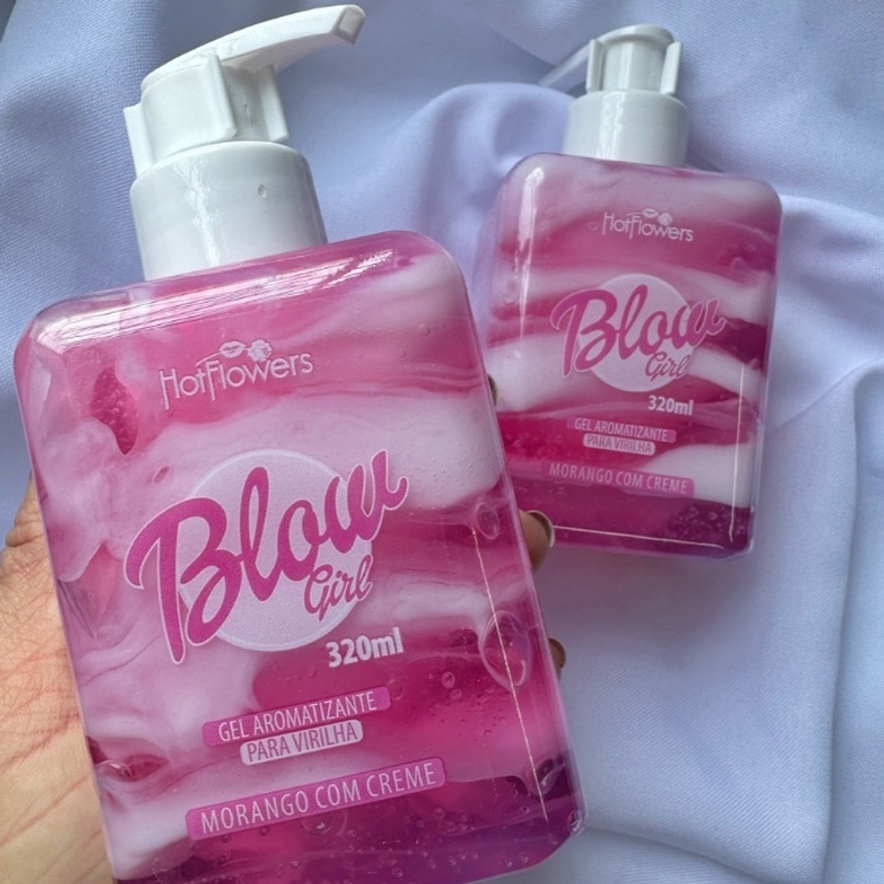 Blow Girl Hidratante Para Virilha Beijável Sabor Iogurte De Morango