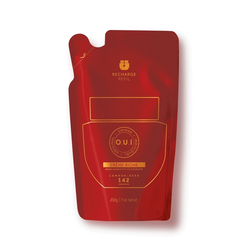 O.U.I Refil Hidratante Desodorante Crème Riche L’Amour-Esse 142 200G